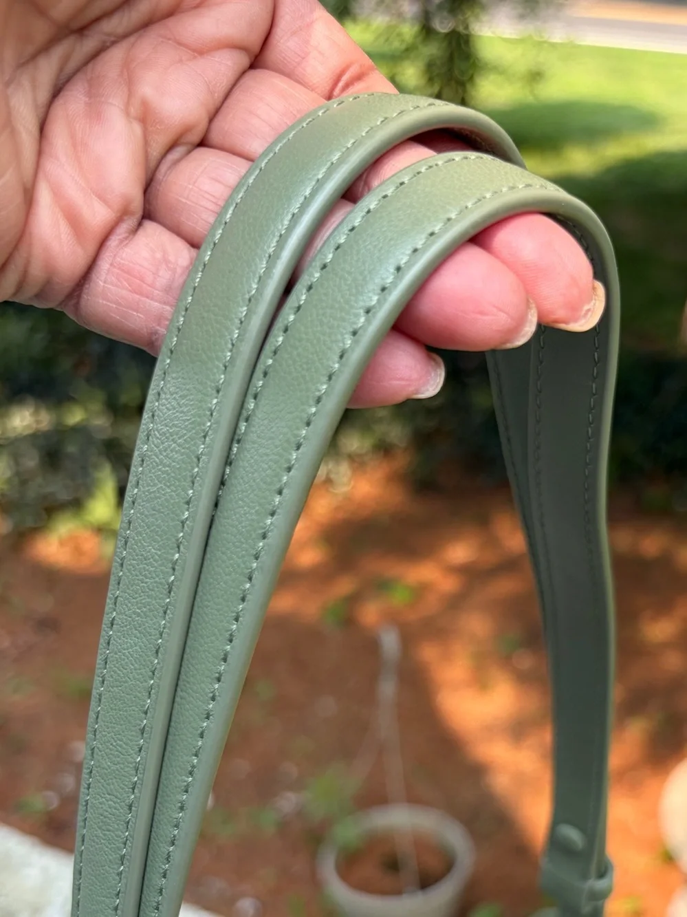 Kate Spade New York Sage Green Leather Shoulder Bag ♠️